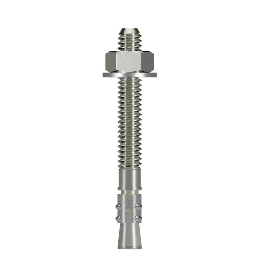 Fasteners * | Simpson Strong-Tie Strong-Bolt 1/4 In. X 2-1/4 In. Type 304 Stainless-Steel Wedge Anchor (100-Pack)