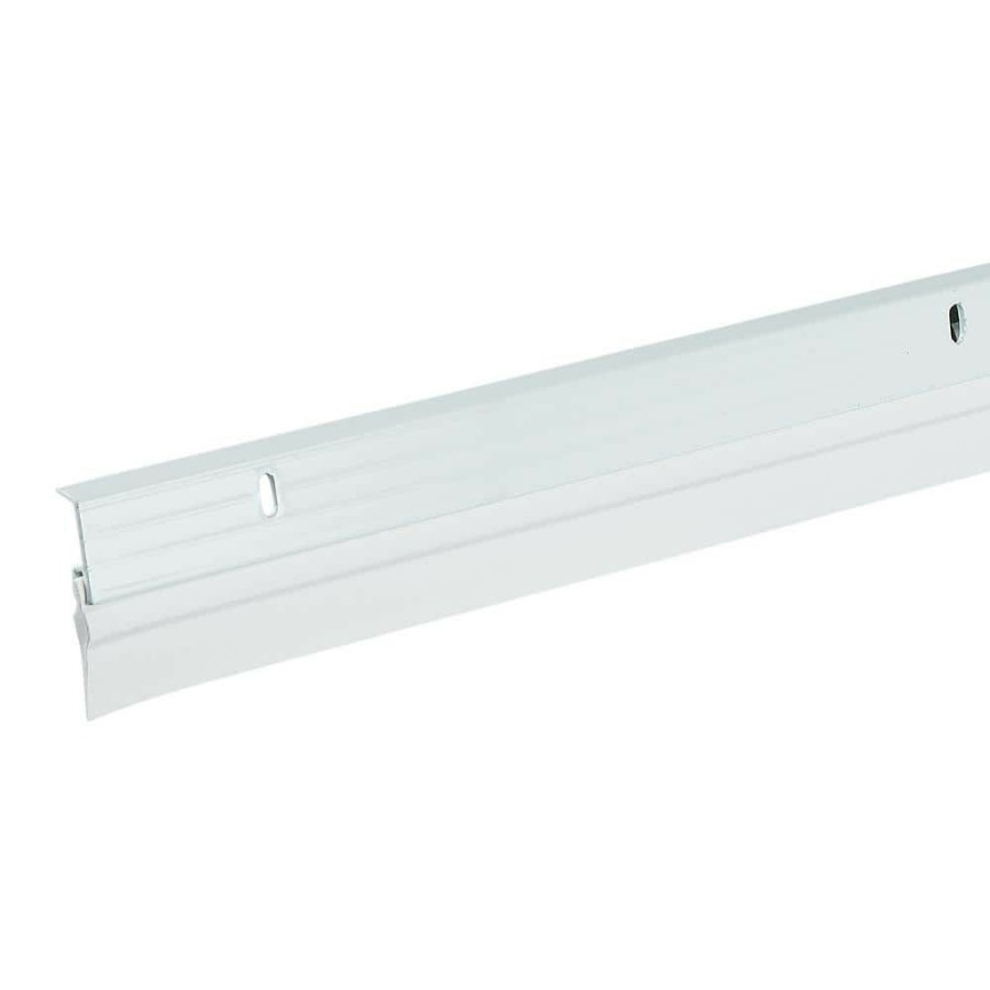 Weather Stripping * | Frost King 1-5/8-Inx36-In White Premium Aluminum And Vinyl Door Sweep