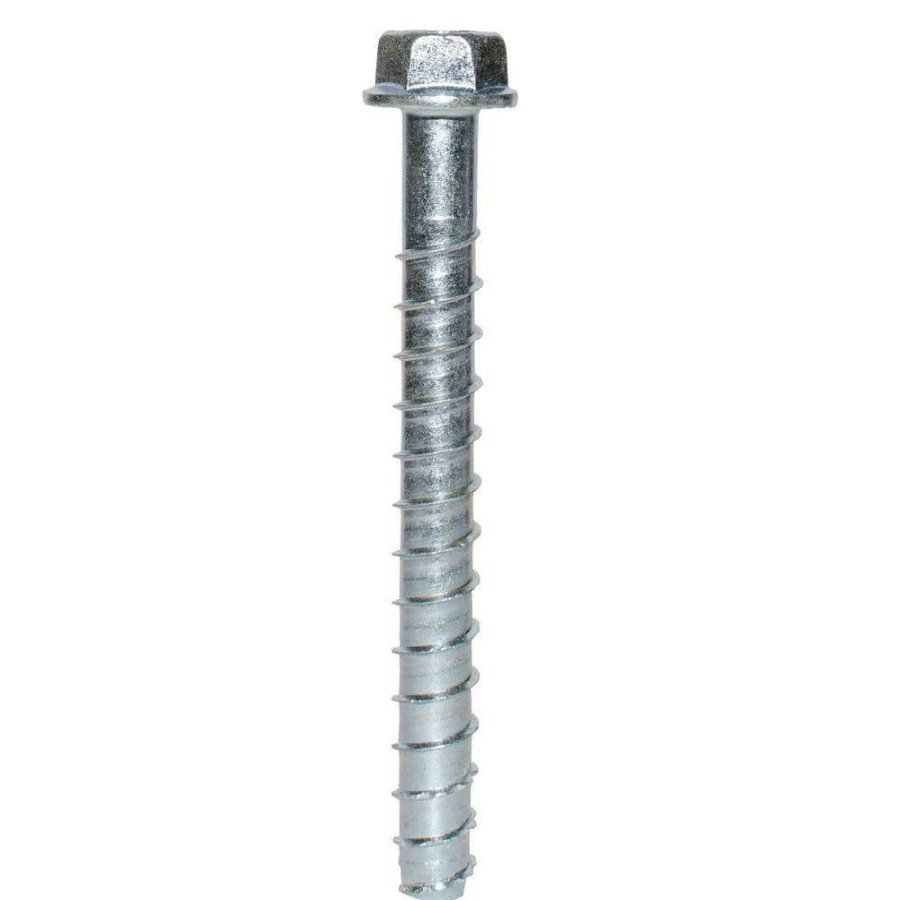 Fasteners * | Simpson Strong-Tie Titen Hd 5/8 In. X 6-1/2 In. Zinc-Plated Heavy-Duty Screw Anchor (10-Pack)