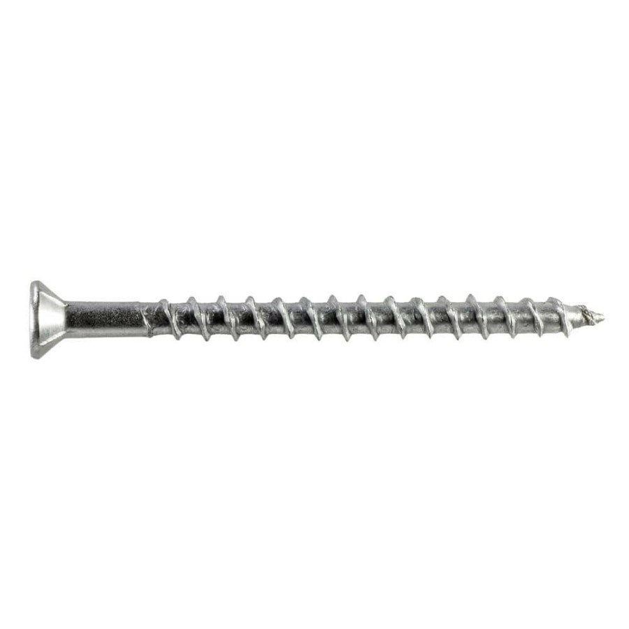 Fasteners * | Simpson Strong-Tie #10 X 2-1/2 In. T-25, Flat Head, Type 316 Stainless Steel Deck-Drive Dwp Wood Screw (50-Pack)