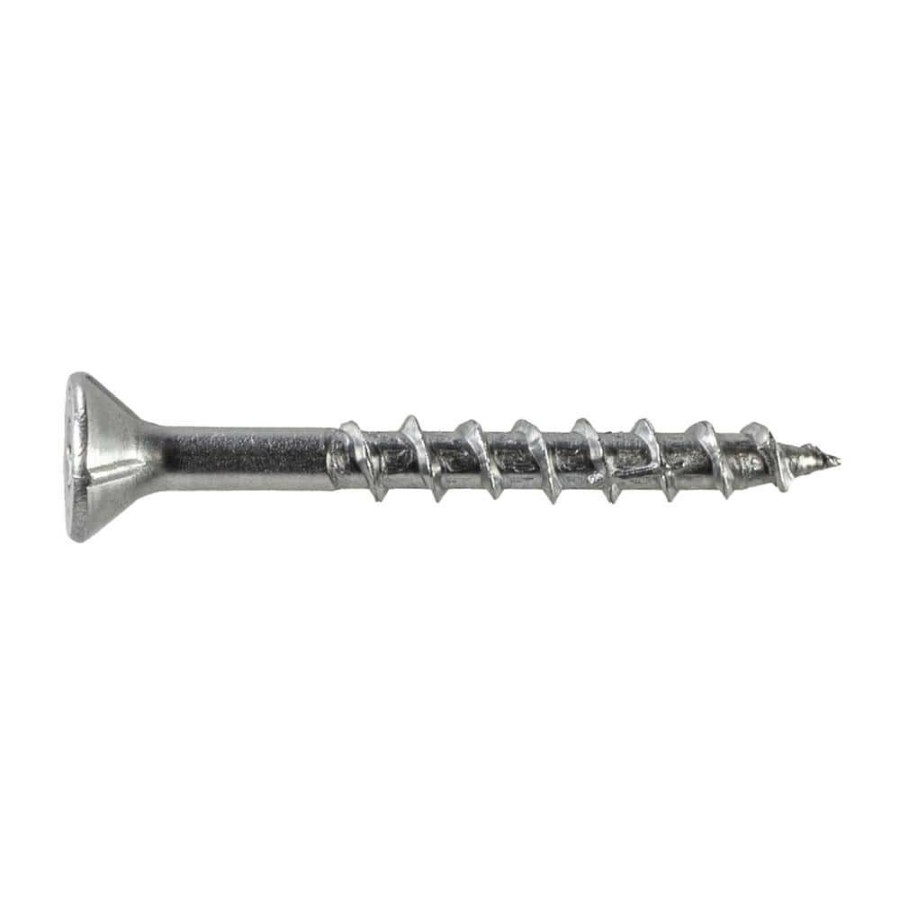 Fasteners * | Simpson Strong-Tie #8 X 1-5/8 In. T-20, Flat Head, Type 316 Stainless Steel Deck-Drive Dwp Wood Screw (340-Pack)