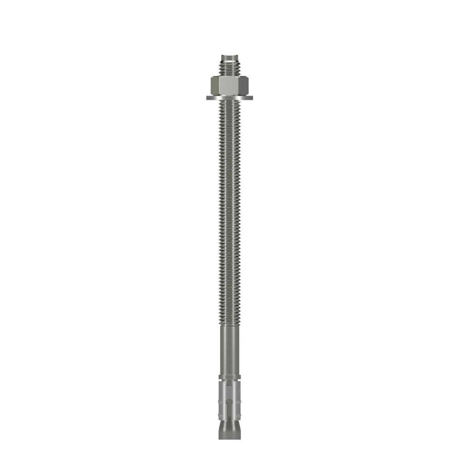 Fasteners * | Simpson Strong-Tie Strong-Bolt 1/2 In. X 8-1/2 In. Type 316 Stainless-Steel Wedge Anchor (25-Pack)