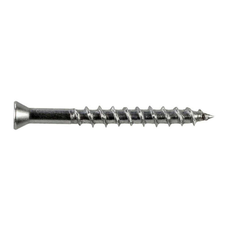 Fasteners * | Simpson Strong-Tie #7 X 1-5/8 In. T-15, Trim Head, Type 316 Stainless Steel Deck-Drive Dwp Wood Screw (100-Pack)