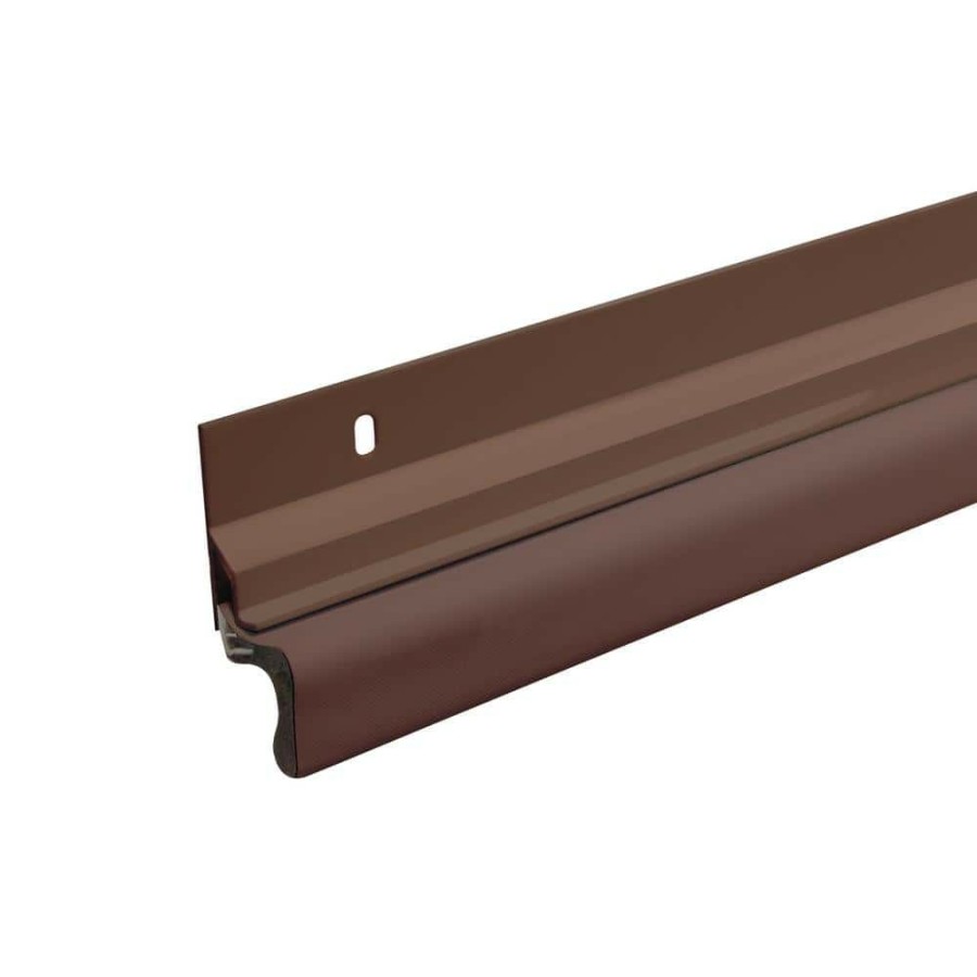 Weather Stripping * | Frost King 1.5 In. X 84 In. Brown Aluminum Kerf Door Set Weatherstrip