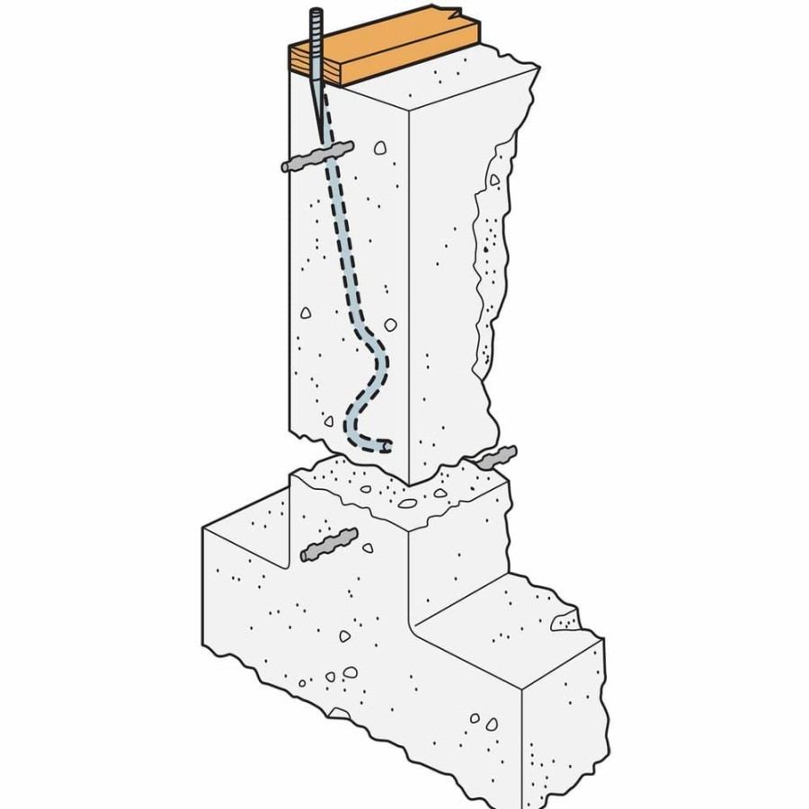 Fasteners * | Simpson Strong-Tie Sstb 5/8 In. X 25-5/8 In. Anchor Bolt