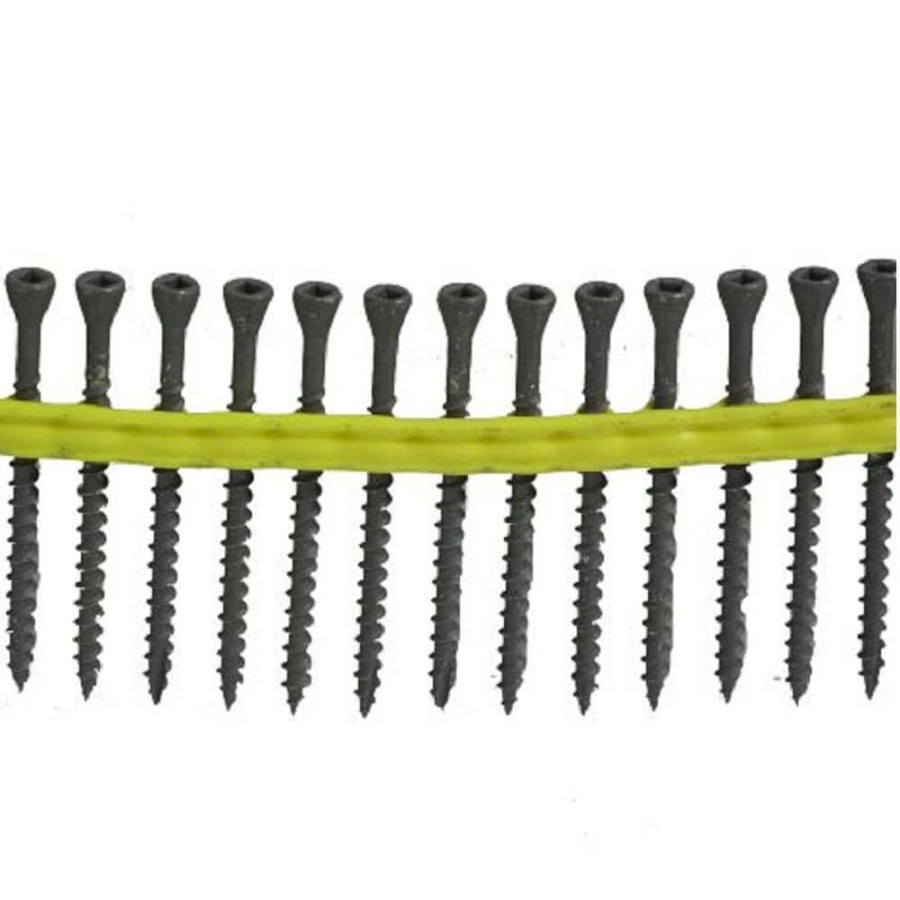 Fasteners * | Simpson Strong-Tie #8 X 2-1/2 In. Square Drive Trim-Head Collated Screws (1,500-Pack)