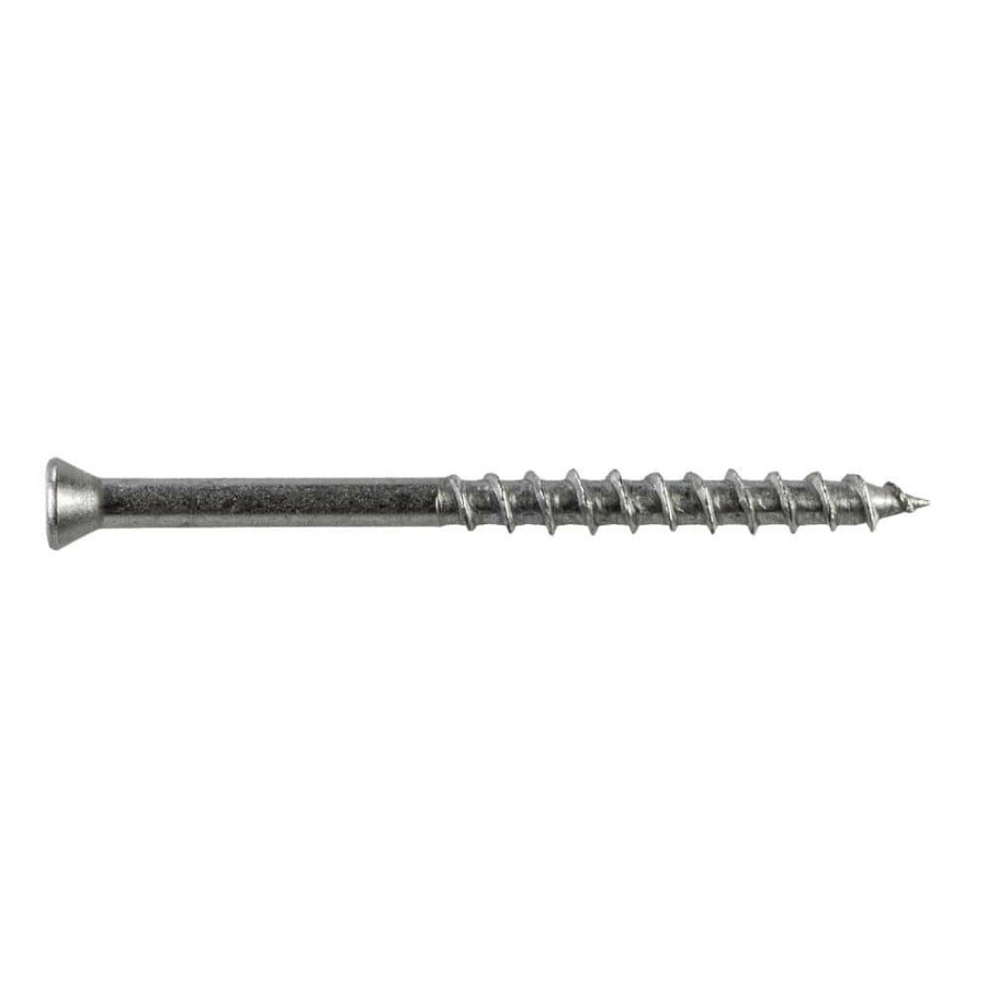 Fasteners * | Simpson Strong-Tie #7 X 2-1/4 In. T-15, Trim Head, Type 316 Stainless Steel Deck-Drive Dwp Wood Screw (340-Pack)