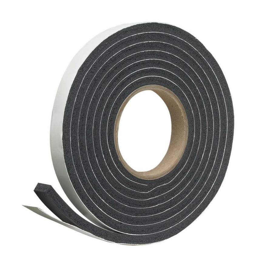 Weather Stripping * | Frost King 3/4 In. X 5/16 In. X 10 Ft. Black Rubber Foam Weatherseal Tape