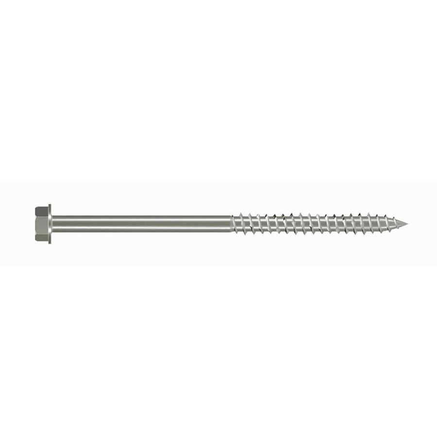 Fasteners * | Simpson Strong-Tie 0.276 In. X 6 In. Strong-Drive Sdwh Timber-Hex Type 316 Stainless Steel Wood Screw