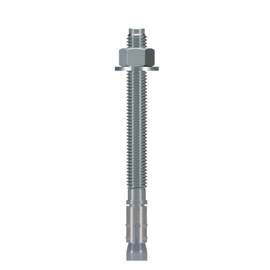 Fasteners * | Simpson Strong-Tie Strong-Bolt 1/2 In. X 5-1/2 In. Zinc-Plated Wedge Anchor (10-Pack)