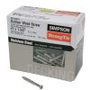 Fasteners * | Simpson Strong-Tie #7 X 1-5/8 In. T-15 6-Lobe, Trim Head, Type 305 Stainless Steel Wood Screw (1 Lb.)