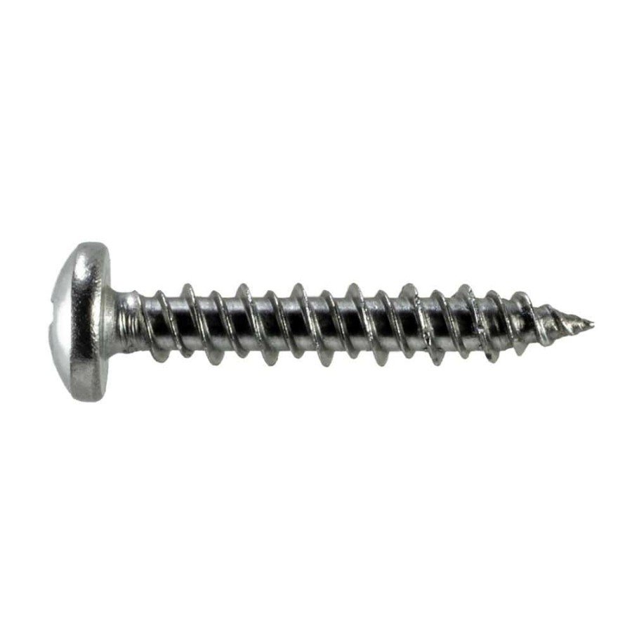 Fasteners * | Simpson Strong-Tie #8 X 1 In. #2 Phillips Drive, Pan Head, Type 316 Stainless Steel Marine Screw (20-Pack)