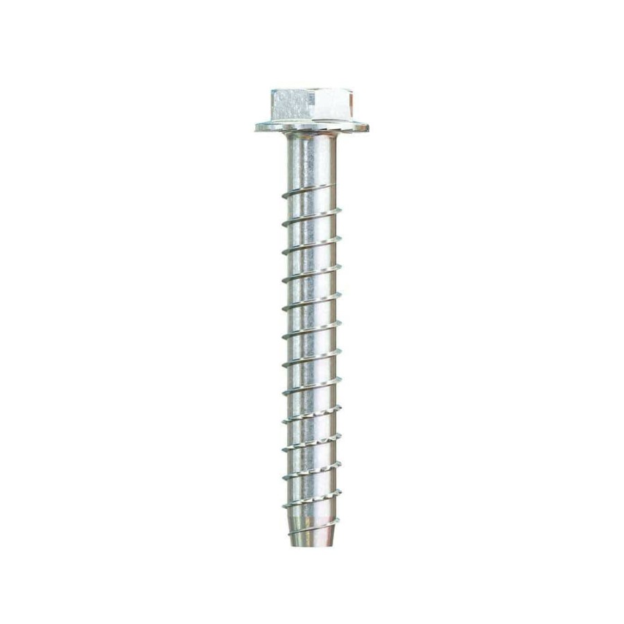 Fasteners * | Simpson Strong-Tie Titen Hd 1/2 In. X 4 In. Zinc-Plated Heavy-Duty Screw Anchor