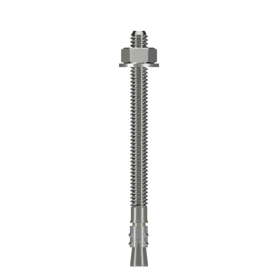 Fasteners * | Simpson Strong-Tie Strong-Bolt 1/4 In. X 3-1/4 In. Type 304 Stainless-Steel Wedge Anchor (100-Pack)