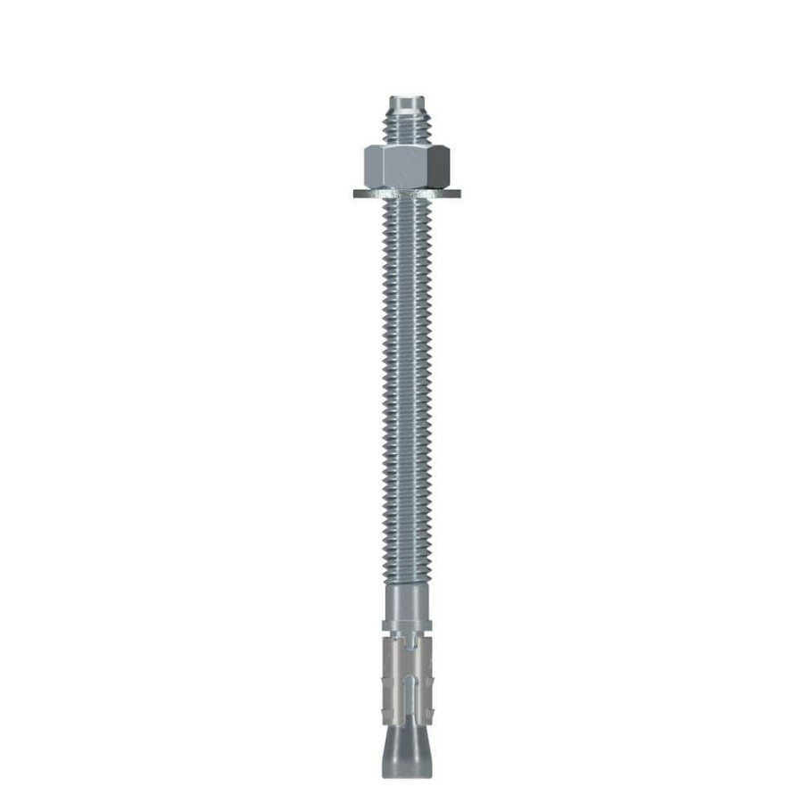 Fasteners * | Simpson Strong-Tie Strong-Bolt 3/8 In. X 5 In. Zinc-Plated Wedge Anchor (50-Pack)