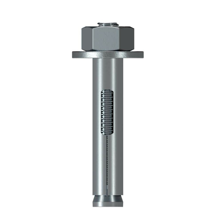 Fasteners * | Simpson Strong-Tie Sleeve-All 3/8 In. X 1-7/8 In. Hex Head Zinc-Plated Sleeve Anchor (50-Pack)