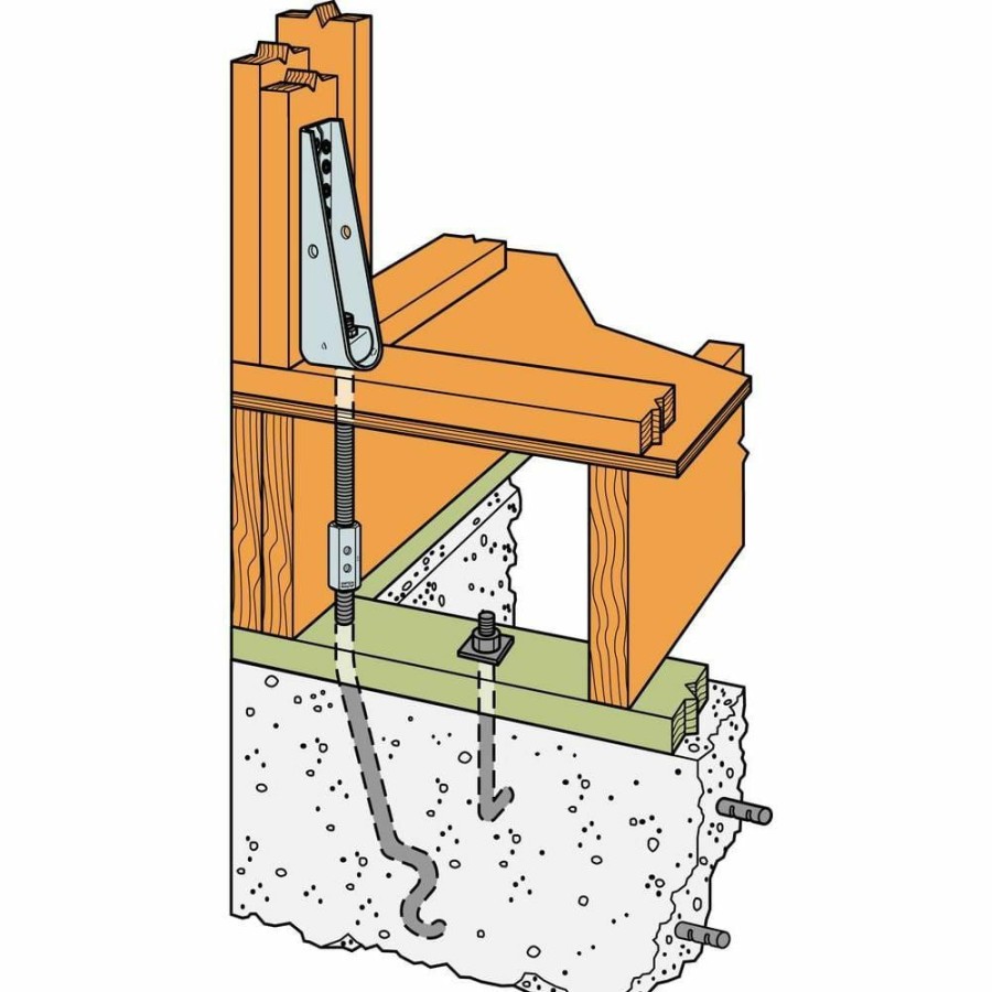 Fasteners * | Simpson Strong-Tie Cnw 1/2 In. Coupler Nut With Witness Hole