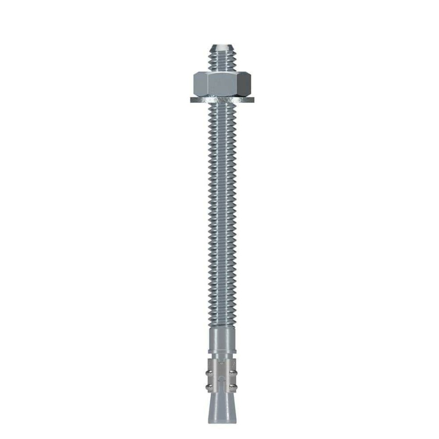 Fasteners * | Simpson Strong-Tie Strong-Bolt 1/4 In. X 3-1/4 In. Zinc-Plated Wedge Anchor (100-Pack)