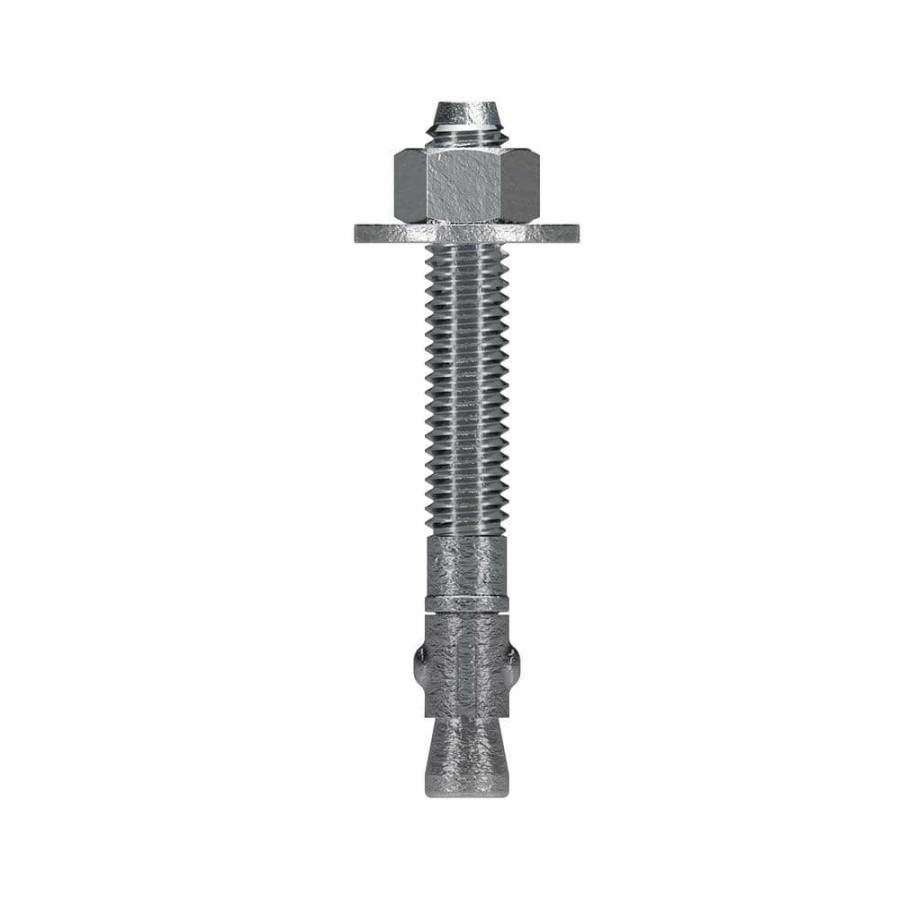 Fasteners * | Simpson Strong-Tie Wedge-All 3/8 In. X 3 In. Mechanically Galvanized Expansion Anchor (50-Pack)