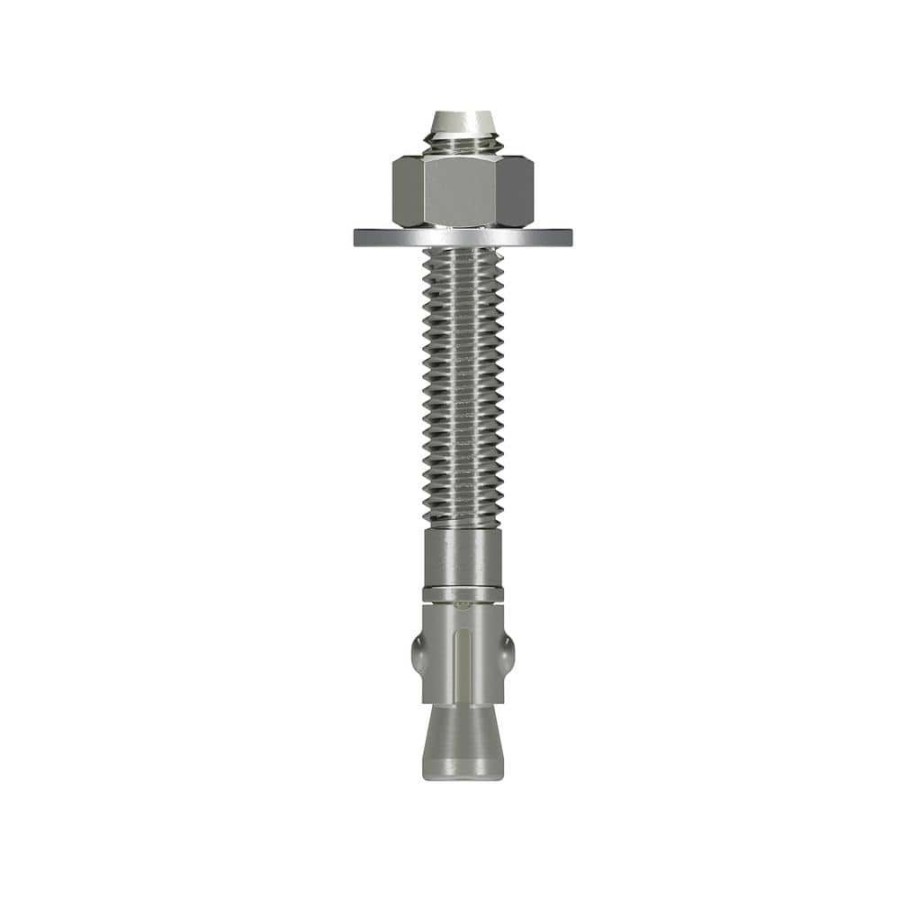 Fasteners * | Simpson Strong-Tie Wedge-All 3/8 In. X 3 In. Type 316 Stainless-Steel Expansion Anchor (50-Pack)