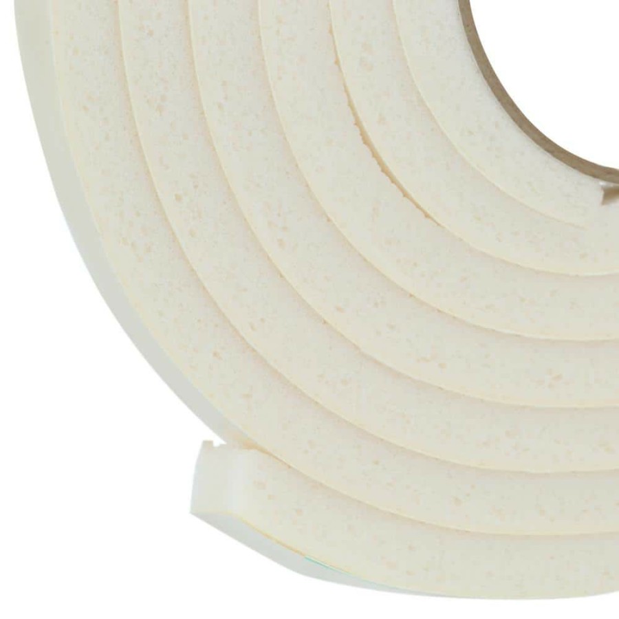 Weather Stripping * | Frost King 3/4 In. X 7/16 In. X 10 Ft. White High-Density Rubber Foam Weatherstrip Tape