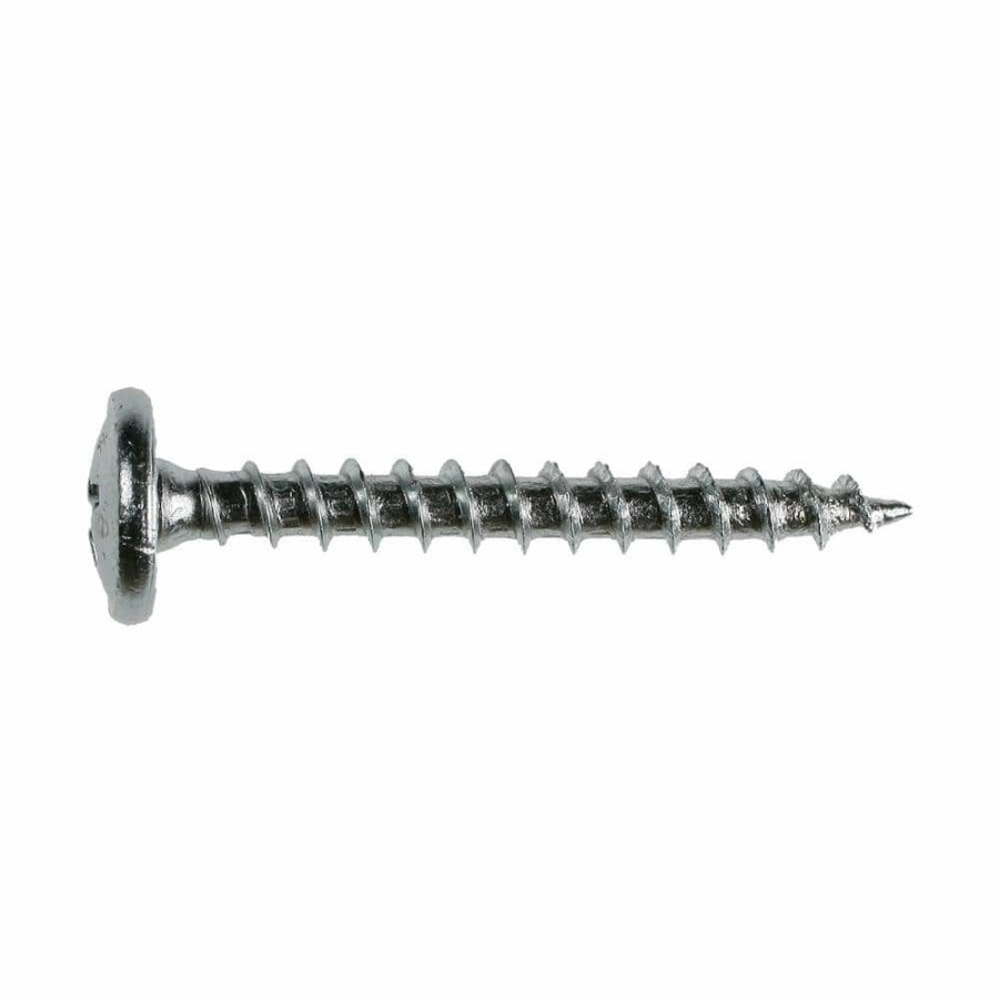 Fasteners * | Simpson Strong-Tie #8 X 1-1/4 In. #2 Phillips, Wafer-Head Wood Screw (100-Pack)