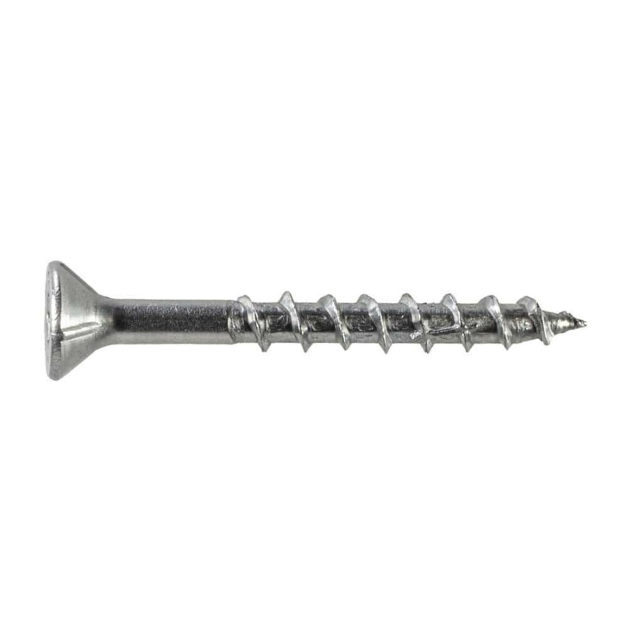 Fasteners * | Simpson Strong-Tie #8 X 1-5/8 In. T-20, Flat Head, Type 316 Stainless Steel Deck-Drive Dwp Wood Screw (85-Pack)