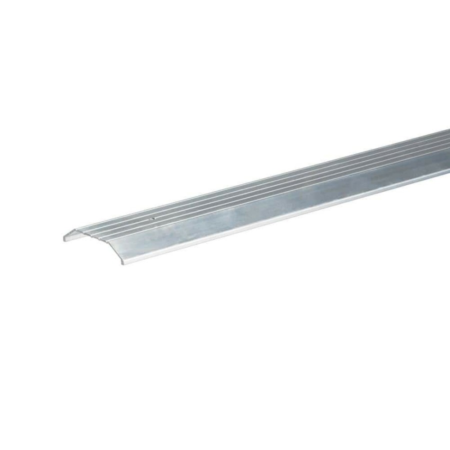 Weather Stripping * | Frost King 3 In. X 36 In. Silver Fluted Top Saddle Threshold