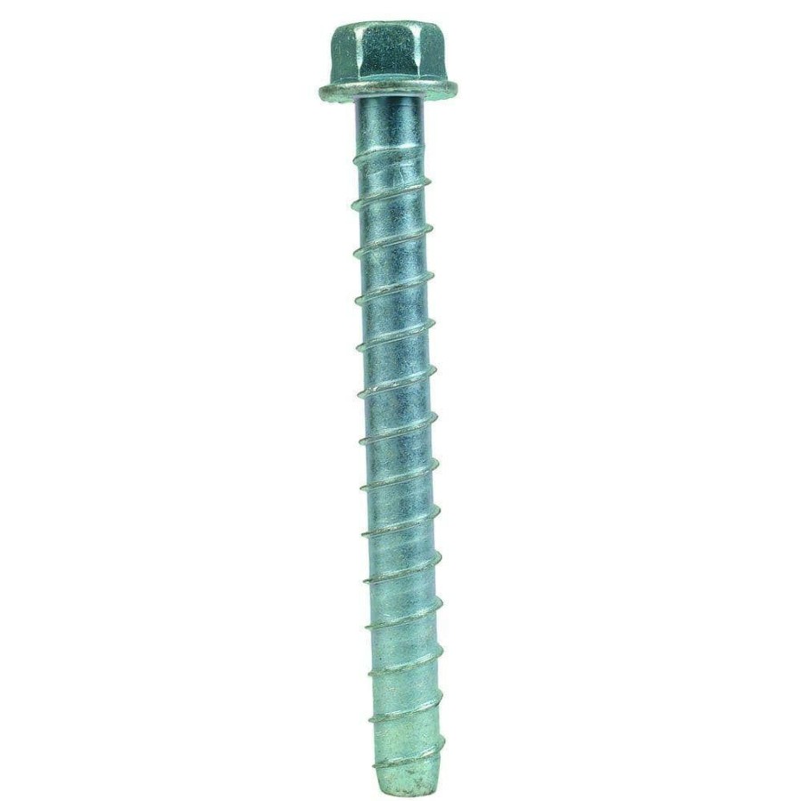 Fasteners * | Simpson Strong-Tie Titen Hd 1/2 In. X 5 In. Mechanically Galvanized Heavy-Duty Screw Anchor (20-Pack)